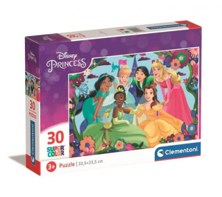 Puzzle 30 elementów Super Color Princess +3 Clementoni