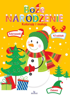 Koloruję i naklejam Boże Narodzenie A4/24str Arystoteles