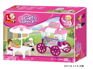 Klocki konstrukcyjne 78 elem. Girls Dream Sluban