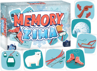 Gra edukacyjna Memory zima +3 Kangur