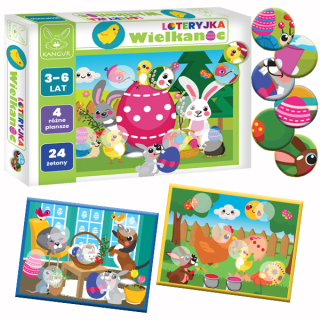  Gra edukacyjna loteryjka Wielkanoc +3 Kangur