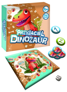 Gra edukacyjna przyjaciel dinozaur +4 Kangur