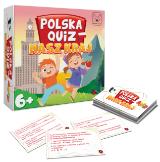Gra edukacyjna Polska quiz nasz kraj +6 Kangur