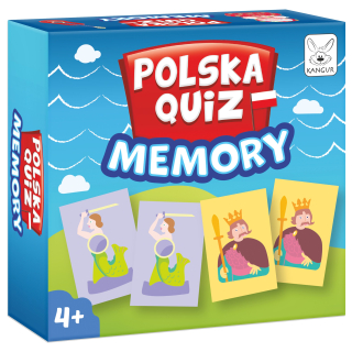 Gra edukacyjna Polska quiz memory +4 Kangur