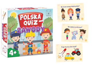 Gra edukacyjna Polska quiz zawody +4 Kangur