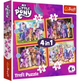  Puzzle 4w1 35/48/54/70 elementów kucyk pony +4 Trefl